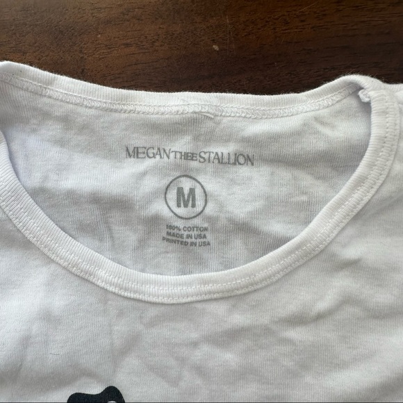 Megan Thee Stallion 'Bad Anxiety' Baby Tee - Picture 3 of 4